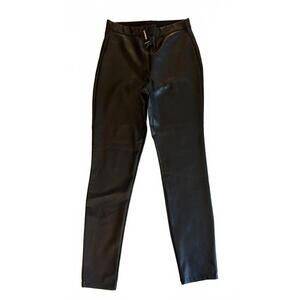-Express- Vegan Leather Leggings, Size M NWT